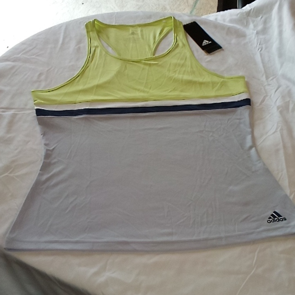 NWT Adidas Club Tank with Climalite Retro colors